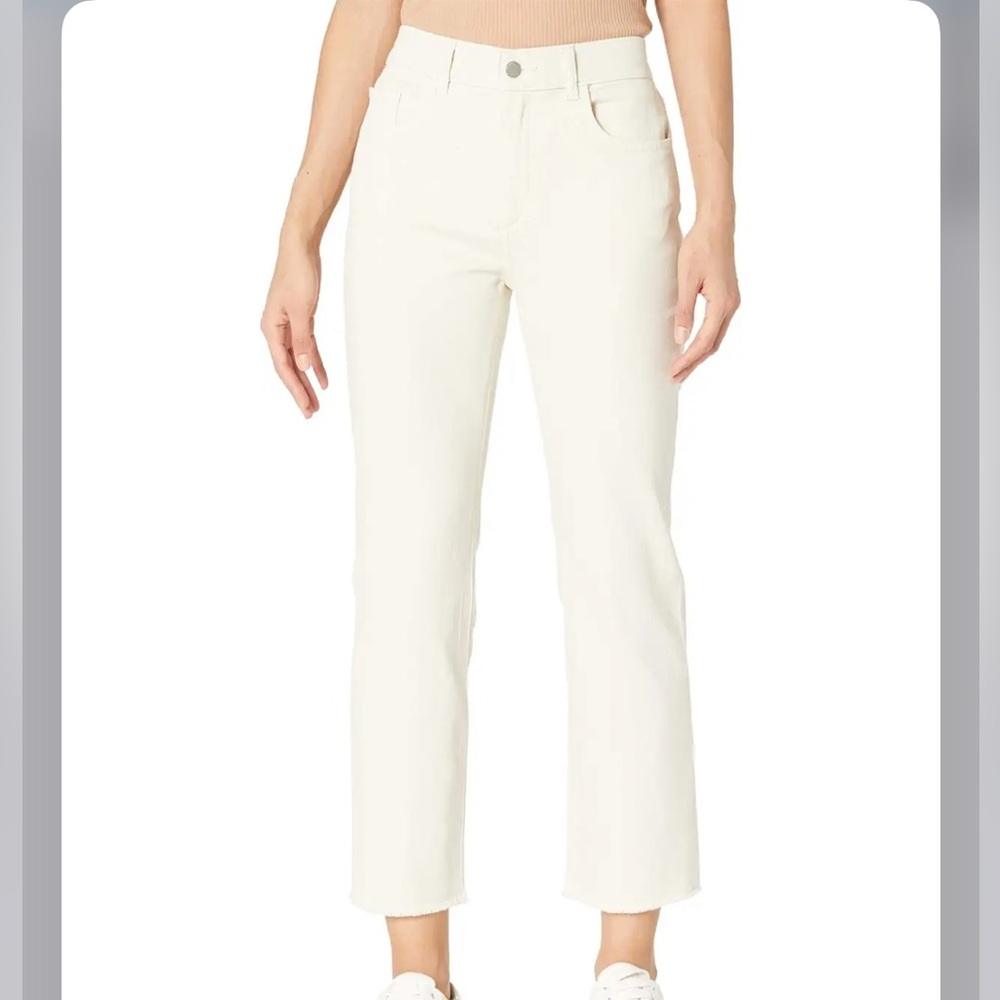 DL1961 Patti Straight High-Rise Vintage in Ecru